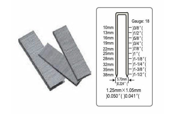 18 Ga. Narrow Crown Staples(90 Series)