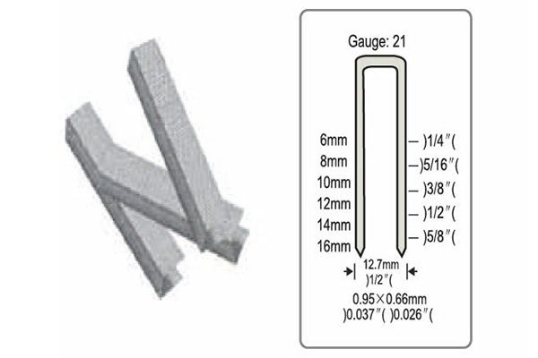 21 Ga. Fine Wire Staples(80 Series)