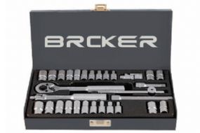 30Pcs Socket Set1/2'' DR..forged with 50BV30 Cr-V