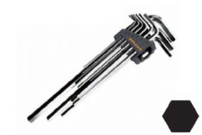 Hex key setExtra long 9-PC