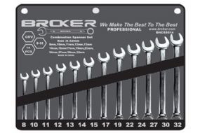 Spanner SetFully Polished Combination Wrench Set